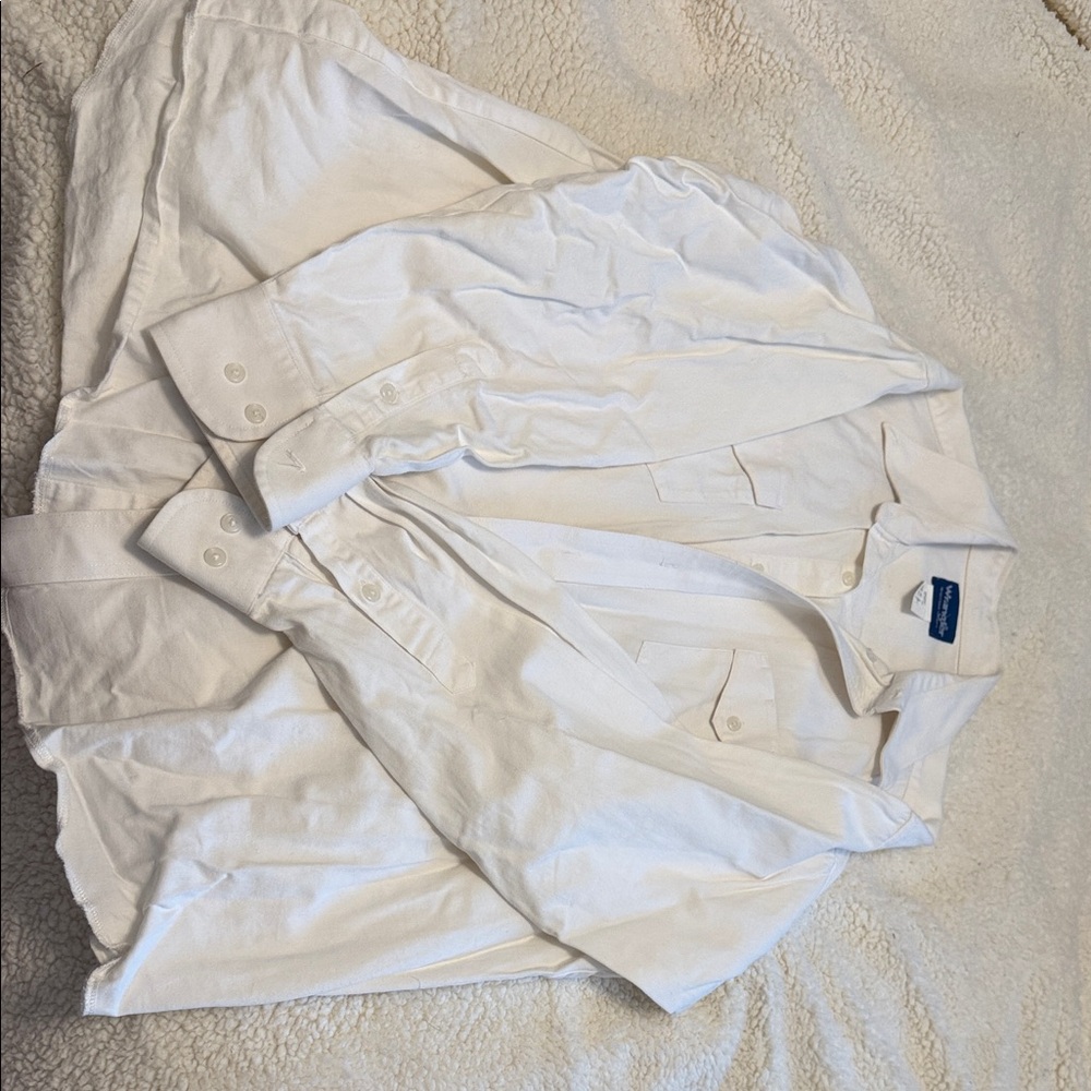 Wrangler White Button-Up Shirt